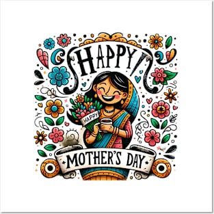 Colorful Mother's Day Celebration - Floral and Vibrant Posters and Art